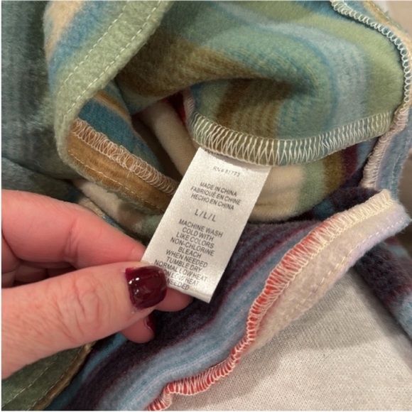 O'Neill Kids Fleece Striped Button Down Shirt - Multicolor - Picture 12 of 12